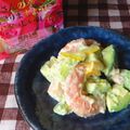 あわ雪りんご's cooksnap of when they made えびとアボガドの柚子胡椒マヨ和え.