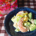 あわ雪りんご's cooksnap of when they made えびとアボガドの柚子胡椒マヨ和え.