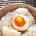 たてえり。's cooksnap of when they made お弁当やおつまみに　ゆで卵のみそ漬け.