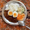 みそ豆's cooksnap of when they made 長ネギカレー【スパイスカレー】.