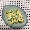 おはなすき's cooksnap of when they made お弁当！卵焼き風☆ニラチヂミ.