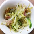 そらてんママ's cooksnap of when they made もやしときゅうりとハムの胡麻和え.