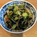 はっとちゃん's cooksnap of when they made 糸寒天とわかめと胡瓜のサラダ.