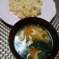 りえー。's cooksnap of when they made 春雨とわかめの中華風卵スープ.