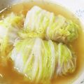 飲んだくれよーちゃん's cooksnap of when they made 簡単時短♪♪なんちゃってロール白菜スープ.