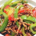 ◯usa◯'s cooksnap of when they made 青椒肉絲☆冷凍ok弁当作り置きおかず.