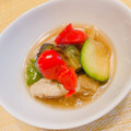 ひよひよひよりん's cooksnap of when they made 揚げない♡夏野菜とササミの揚げびたし.