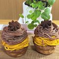 はぴっ's cooksnap of when they made ⁂紫いものモンブランタルト⁂.