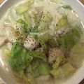 かおり♡♡♡'s cooksnap of when they made 春キャベツと鶏ムネ肉のチーズ蒸し鍋～♪.