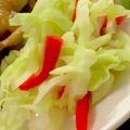 MULA's cooksnap of when they made 千切りキャベツ♥紅生姜簡単さっぱりサラダ.