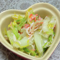 ぐーたら子☆'s cooksnap of when they made 白菜とカニカマのナムル　和え物.