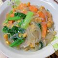 ☆３匹の子ぶた☆'s cooksnap of when they made 簡単♪春雨のコーンクリーム煮.
