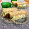 きっかママ's cooksnap of when they made 甘いマヨネーズでの～ゆで卵サンドウィッチ.