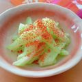 ☆３匹の子ぶた☆'s cooksnap of when they made 簡単★ブロッコリーの芯のあかり和え.