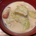 まーちゃんとみーくん's cooksnap of when they made ウインナーと白菜の豆乳チーズスープ.