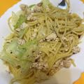 クック71NT3I☆'s cooksnap of when they made 鶏ひき肉とキャベツの味噌バターパスタ.
