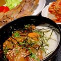 とろろ☆ととろ's cooksnap of when they made とろろ～ん✿まぐろのづけ✿.