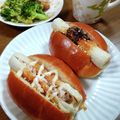popee8's cooksnap of when they made アレンジ☆バターロールで『ちくわパン』.