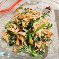 ＊＊めろん＊＊'s cooksnap of when they made 簡単！ほうれん草とにんじんのツナサラダ.