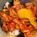 パッシーユ's cooksnap of when they made ☆本技キムチのスタミナ卵かけご飯☆.