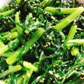 Emihann's cooksnap of when they made 冬の旬菜を使ったきくなのナムルのレシピ★.