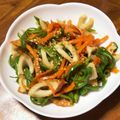 クックJ0V451☆'s cooksnap of when they made 人参ピーマンちくわのきんぴら　忘備録.