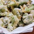 みかりんさん。's cooksnap of when they made 干しえび衣deブロッコリーの天ぷら.