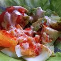 TYSK's cooksnap of when they made おうちカフェ☆コブサラダ.