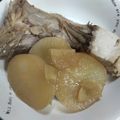 まゆみきママ's cooksnap of when they made 簡単！「かま」（アラ）で作ったブリ大根♬.