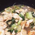 every12's cooksnap of when they made 鶏むね肉とチンゲン菜のオイスター炒め.