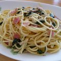 かばおとうさこ's cooksnap of when they made 松茸のお吸い物ｄｅ簡単キノコパスタ.