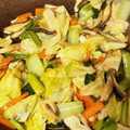 かれこちゃん's cooksnap of when they made ちくわとキャベツでペペロン風？な野菜炒め.
