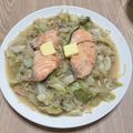むくのき村's cooksnap of when they made 超簡単ヘルシー鮭のちゃんちゃん焼き.