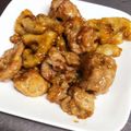 inoake's cooksnap of when they made ご飯が進む！豚コマとレンコンの甘酢炒め★.