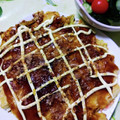 ☆くらこ☆'s cooksnap of when they made 冬の定番白菜、大量消費で絶品お好み焼き.