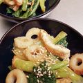 ブランシュkuu's cooksnap of when they made ちくわと小松菜のごま和え.