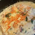 kayosanta's cooksnap of when they made 豆乳でシュクメルリ.