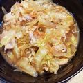 いたちゃん55's cooksnap of when they made 白菜と豚肉と春雨の煮びたし.