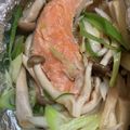 クック04NWK7☆'s cooksnap of when they made 塩麹de鮭ときのこのバタぽん ホイル焼き.
