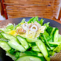 ＊あんずあん＊'s cooksnap of when they made ちくわと白菜のワサビマヨネーズ和え.