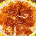 marimonta's cooksnap of when they made リメイク☆そうめんのパリパリチーズ焼き.