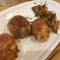 kikitk's cooksnap of when they made チーズポテトの豚バラ巻き.