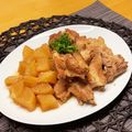 yokon☆'s cooksnap of when they made 大根と豚スペアリブの煮物.