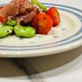 E吉☆'s cooksnap of when they made 生ハムとそら豆のサラダ.