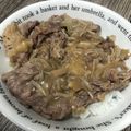みりん調味料's cooksnap of when they made えのき入り牛丼.