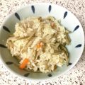 pali's cooksnap of when they made 簡単ヘルシー！ごぼう炊き込みご飯.