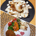 yokon☆'s cooksnap of when they made 白いおつまみ♡長芋とクリチ梅おかかの和物.