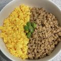 240915's cooksnap of when they made 春弁当★三色そぼろ丼★しっとりジューシー.
