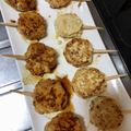 milsalud's cooksnap of when they made 鶏ムネ肉で作る焼鳥屋さん風つくね串.