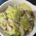 ＭＩ−ＳＡＮ's cooksnap of when they made 春きゃべつとエリンギのオイル蒸し.